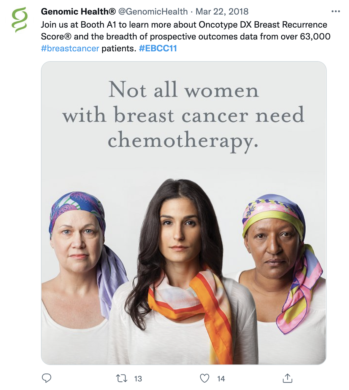 Social campaign — three women in scarves