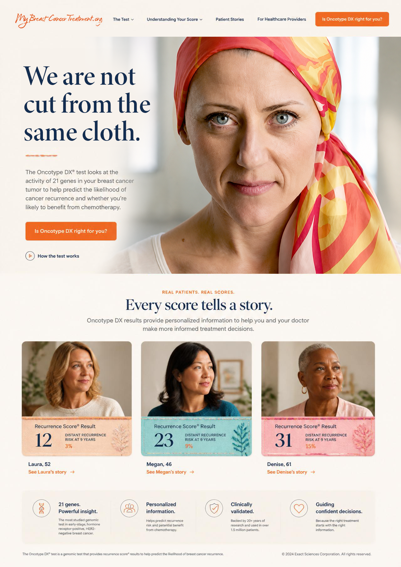 Landing page